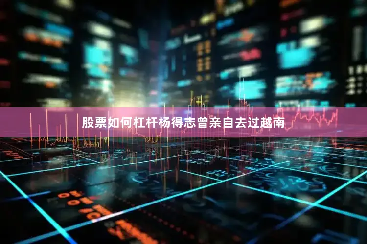 股票如何杠杆杨得志曾亲自去过越南